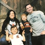 Trey Mock with his family